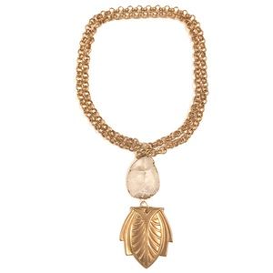 VINTAGE ROSE QUARTZ MULTI-WEAR DRAPE NECKLACE